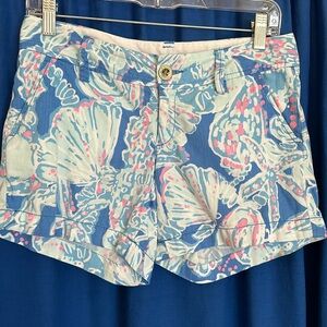 Lilly Pulitzer Callahan shorts size zero